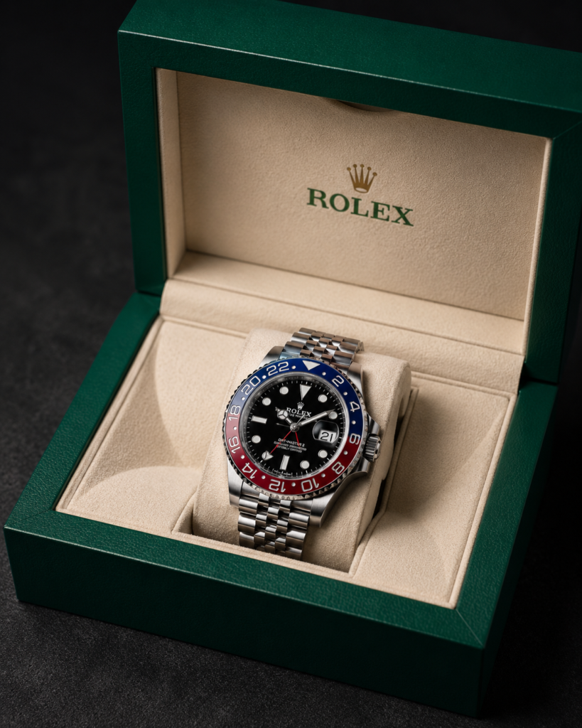 Rolex GMT-Master  Pepsi: Iconic Blue & Red Bezel Luxury and Timeless Style