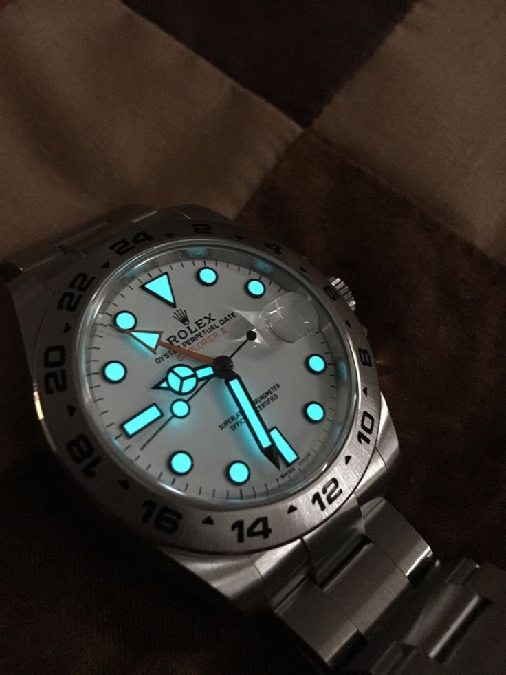 Ultimate Luminous Rolex: Bright Glow, Night-Time Luxury