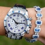 Luxury Diamond & Blue rolax