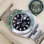 rolex submariner green dial and bezel